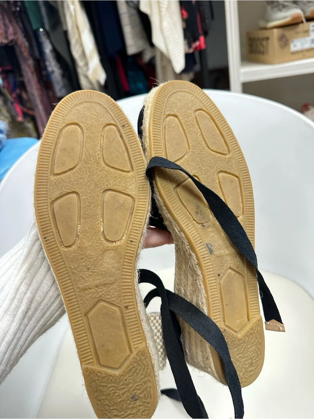 VISCATA Barcelona Lace-Up Espadrille Wedge Sandals Size 40 | Made in Spain 🇪🇸
